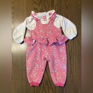 Vintage 90s Carter Toddler Girls Bodysuit Size 18 Months
